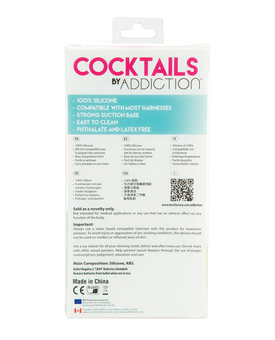 Addiction Cocktails 5.5 Inch Dong - Purple Cosmo