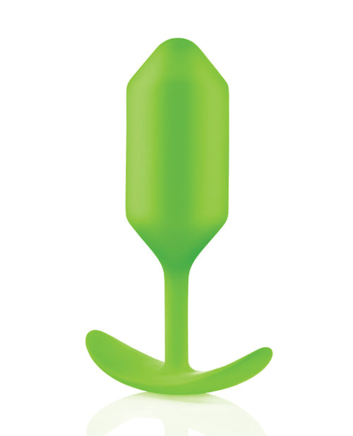 B-vibe Weighted Snug Plug 3 - 180 G Lime
