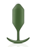 B-vibe Weighted Snug Plug 4 - 256 G Army