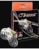 Cb-6000s 2 1/2 Inch Cock Cage & Lock Set - Clear