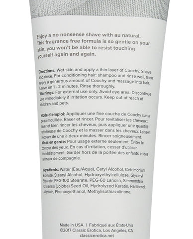 Coochy Shave Cream - 7.2 Oz Au Natural