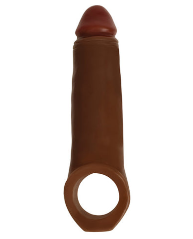 Curve Novelties Jock Enhancer 2 Inch Extender W-ball Strap - Chocolate