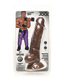 Curve Toys Fantasy Jock Weightlifting Wesley 7 Inch Dildo W/balls - Dark