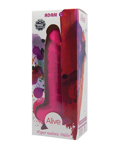 Alive Adam Hyper Realistic Dildo Large - Pink