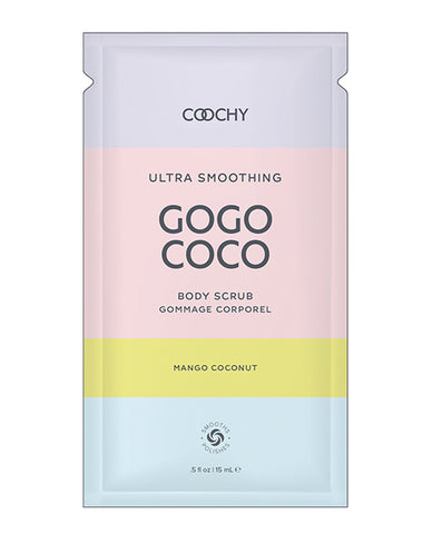 Coochy Ultra Smoothing Body Scrub Foil - .35 Oz Mango Coconut