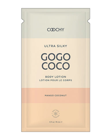 Coochy Ultra Silky Body Lotion Foil - .35 Oz Mango Coconut