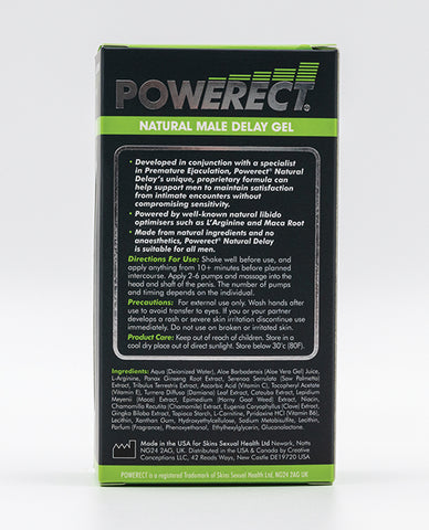 Powerect Natural Delay Serum - 30 Ml