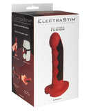 Electrastim Silicone Fusion Komodo Dildo - Red-black