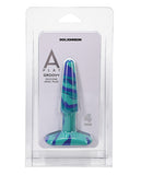 A Play 4 Inch Groovy Silicone Anal Plug - Ocean