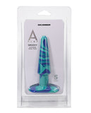 A Play 5 Inch Groovy Silicone Anal Plug - Ocean