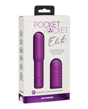 Pocket Rocket Elite Rechargeable W-removable Sleeve - Purple