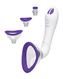 Bloom Intimate Body Automatic Vibrating Rechargeable Pump - Purple-white