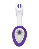 Bloom Intimate Body Automatic Vibrating Rechargeable Pump - Purple-white