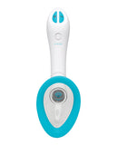 Bloom Intimate Body Automatic Vibrating Rechargeable Pump - Sky Blue-white