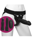 Body Extensions Be Naughty Vibrating 4 Piece Strap On Set - Black