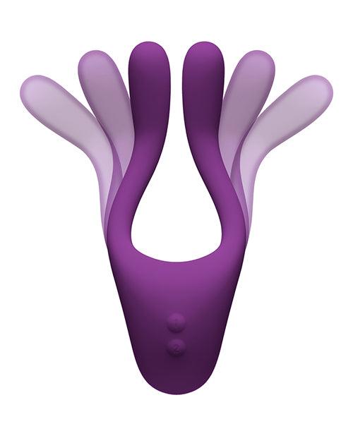 Tryst V2 Bendable Multi Zone Massager W-remote - Purple