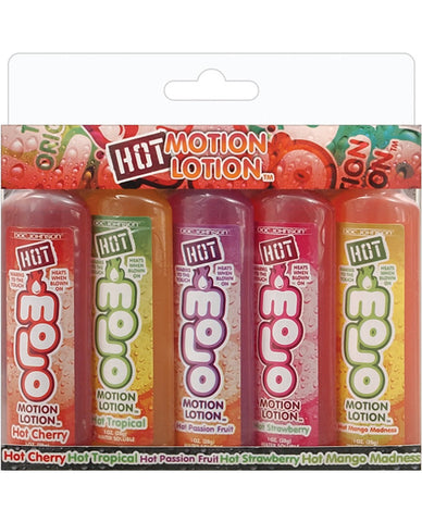 Hot Motion Lotion Kit - 1 Oz Asst. Flavors Pack Of 5