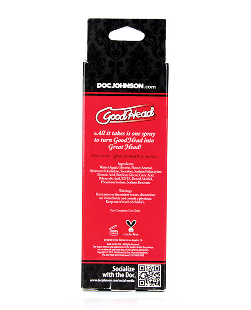 Goodhead Juicy Head Dry Mouth Spray - 2 Oz Red Apple