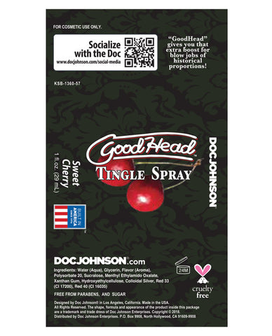 Goodhead Tingle Spray - Sweet Cherry