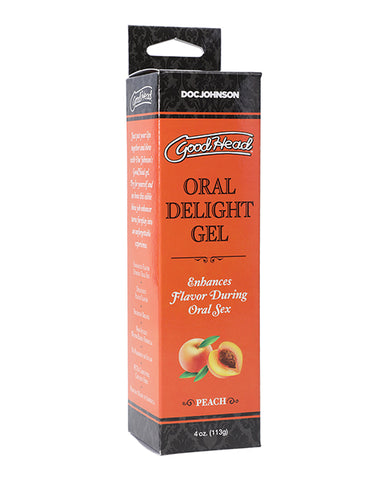 Goodhead Oral Delight Gel - 4 Oz Peach