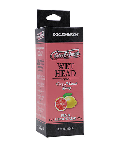 Goodhead Juicy Head Dry Mouth Spray - 2 Oz Pink Lemonade