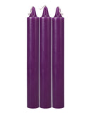 Japanese Drip Candles - Pack Of 3 Purple