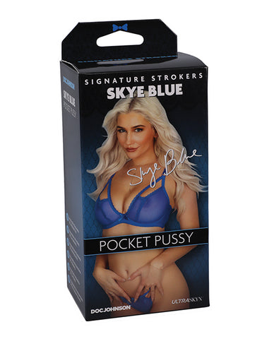 Signature Strokers Ultraskyn Pocket Pussy - Skye Blue