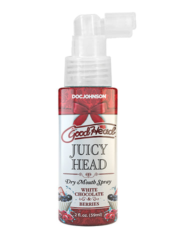 Goodhead Juicy Head Dry Mouth Spray - 2 Oz White Chocolate & Berries