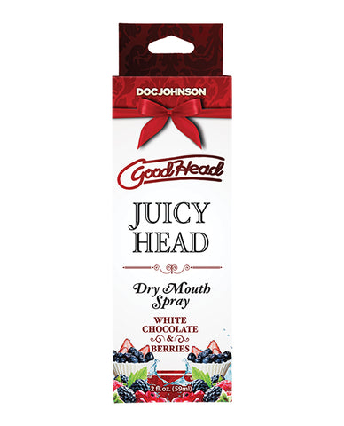 Goodhead Juicy Head Dry Mouth Spray - 2 Oz White Chocolate & Berries