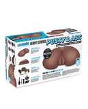 Luvdolz Remote Control Rechargeable Pussy & Ass W-douche - Mocha