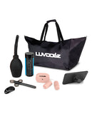 Luvdolz Remote Control Rechargeable Spread Eagle Pussy & Ass W-douche - Ivory