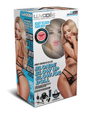 Luvdolz Remote Controlled Life Size Blow Up Blow Job Doll - Blonde