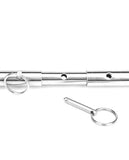 Lux Fetish Expandable Bar Spreader Set W-leatherette Cuffs