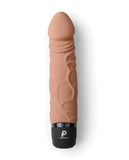 Powercocks 6.5 Inch Realistic Vibrator - Mocha