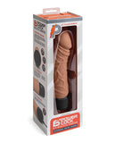 Powercocks 6.5 Inch Realistic Vibrator - Mocha