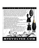 Evolved Egg Citement Rechargeable Bullet - Black-gold