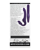 Evolved 2 Become 1 Strapless Strap On - Purple