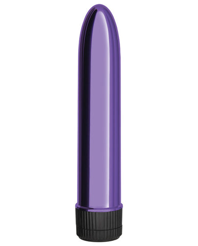 Erotic Toy Company Chrome Classics  5 Inch Vibe - Purple