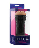 Forto Model M-80 Hard-Side Mouth Masturbator - Tan