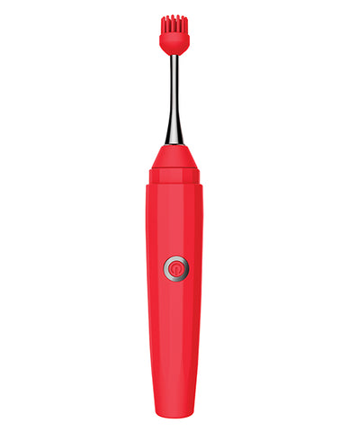Luv Inc. Orgasm Pen W/three Attachments - Red