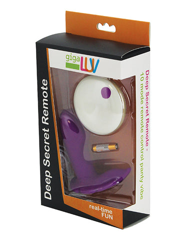 Gigaluv Deep Secret Remote - Purple