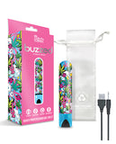 Buzzed 3.5 Inch Rechargeable Bullet - Stoner Chick Blue