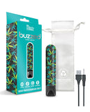 Buzzed 3.5 Inch Rechargeable Bullet - Canna Queen Black