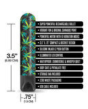 Buzzed 3.5 Inch Rechargeable Bullet - Canna Queen Black