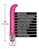 Buzzed 7 Inch G-spot Vibe  - Blazing Beauty Pink