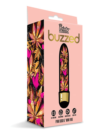 Buzzed 5 Inch Mini Vibe - Pink Kush