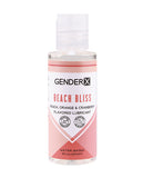 Gender X Flavored Lube - 2 Oz Beach Bliss