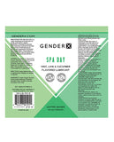 Gender X Flavored Lube - 4 Oz Spa Day