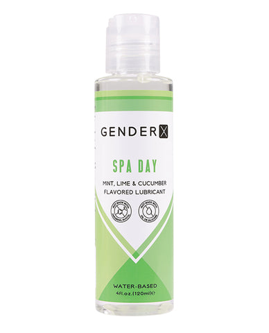 Gender X Flavored Lube - 4 Oz Spa Day