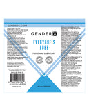 Gender X Flavored Lube - 4 Oz Everyone's